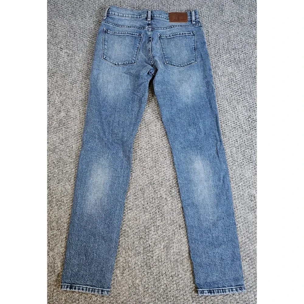 Mott & Bow Men's 30x32 Skinny Fit Light Wash Stretch‎ Denim Jeans